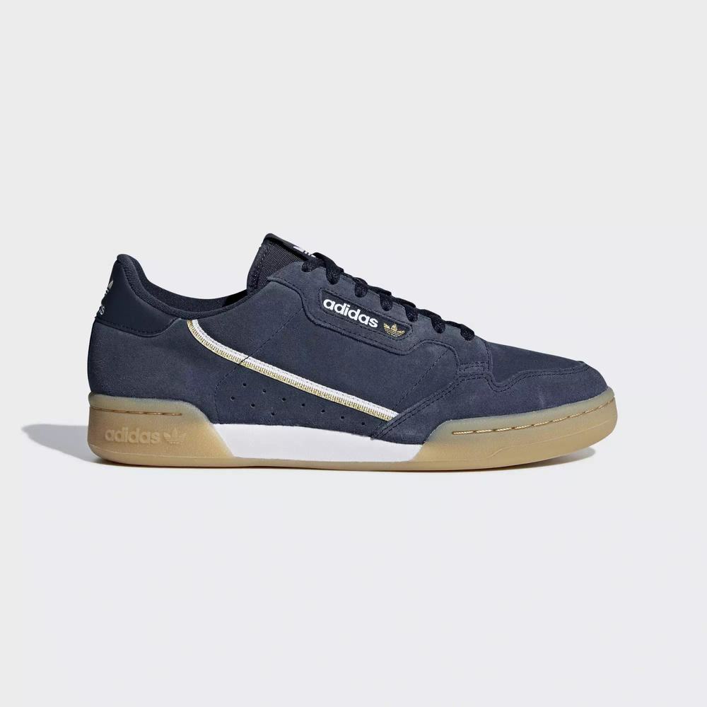 Adidas Continental 80 Tenis Azules Para Hombre (MX-82020)